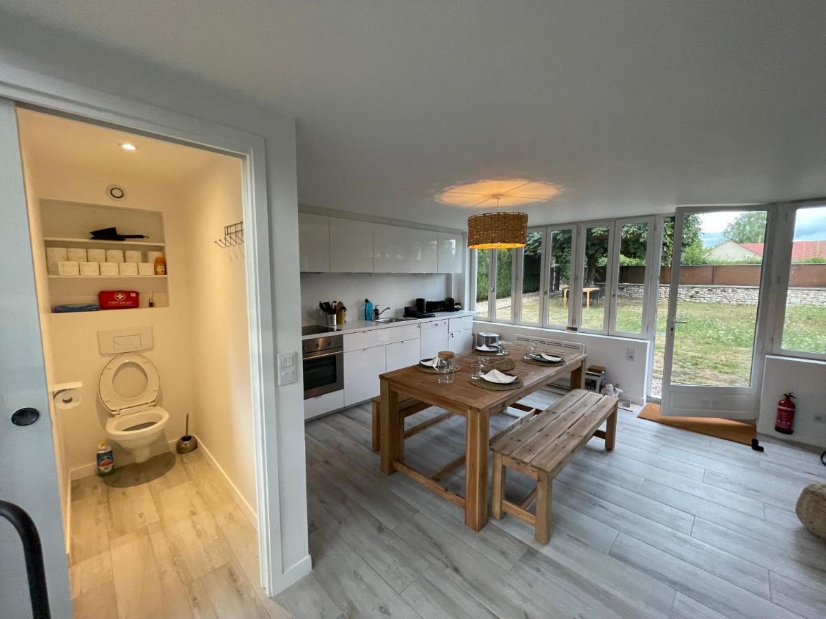 Maison De Campagne Entierement Climatisee Avec Grand Jardin Villa Pressagny-lʼOrgeuilleux Exterior foto